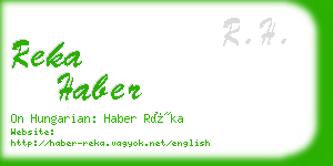 reka haber business card